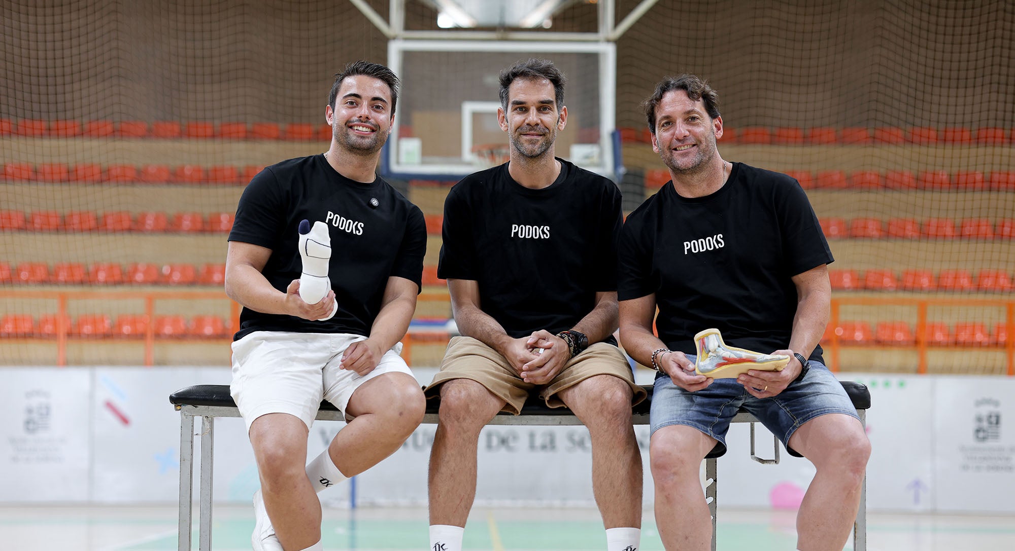 Calderón NBA y fundadores de Podoks